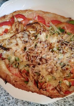 Una foto de "Pizza" proteica