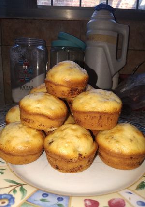 Una foto de Cupcakes de vainilla y chip de chocolate