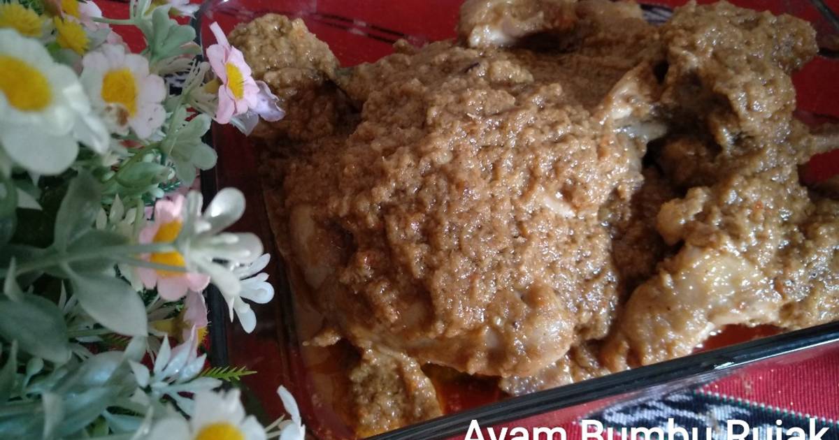 1 282 resep  ayam  bumbu rujak enak dan sederhana Cookpad