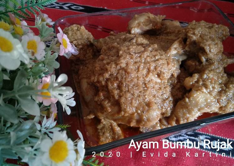 Resep Ayam Bumbu Rujak, Lezat Sekali