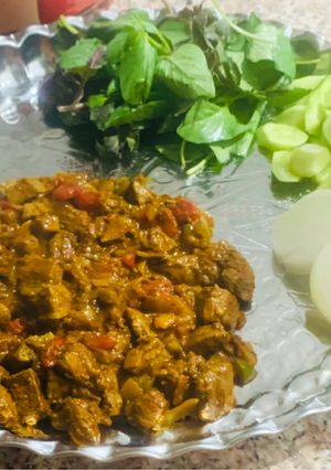 عکسی از دستور حميسه جگر گوساله