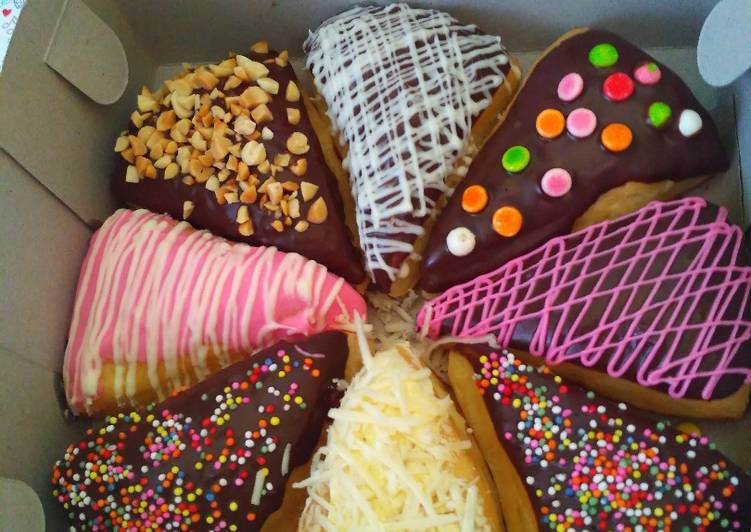 Donat kentang pizza (asli empuknya)