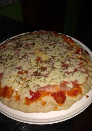 Una foto de Pizza casera