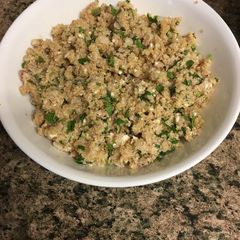 Quinoa w/ Feta cheese A picture of Quinoa w/ Feta cheese.