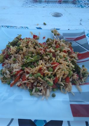 Une photo de Riz sauté aux légumes