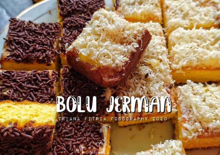 Bagaimana Membuat Bolu Jerman (all in one methods) Enak dan Antiribet