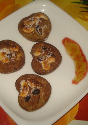 A picture of Buck-wheat-Riped Banana –Eggless Muffins.