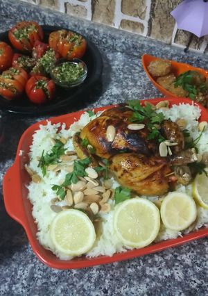 صورة لوصفة الفتة الغزاوية