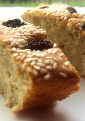 Foto resep Bolu Pisang Wijen & Kismis