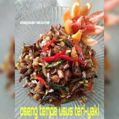 รูปของ Oseng tempe usus teri-yaki #WeekendChallenge