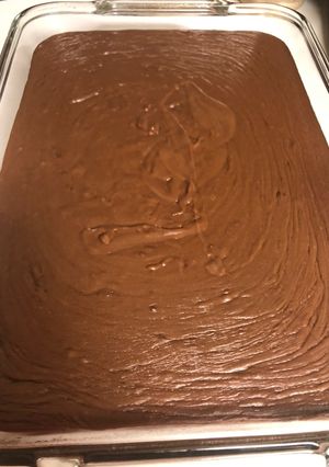 A picture of Old fashioned chocolate fudge.