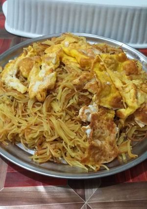 عکسی از دستور خوراک ورميشل و تخم مرغ