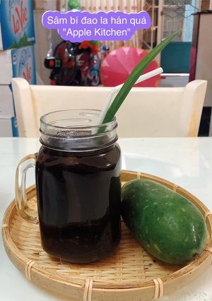 Hình của món Sâm bí đao la hán quả.
