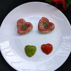 दिल वाले बीटरूट कटलेट (Dil wale beetroot cutlet recipe in Hindi)-レシピのメイン写真