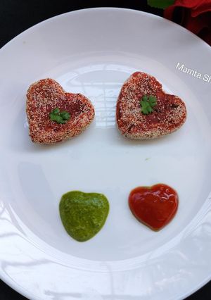 दिल वाले बीटरूट कटलेट (Dil wale beetroot cutlet recipe in Hindi) रेसिपी मुख्य फोटो