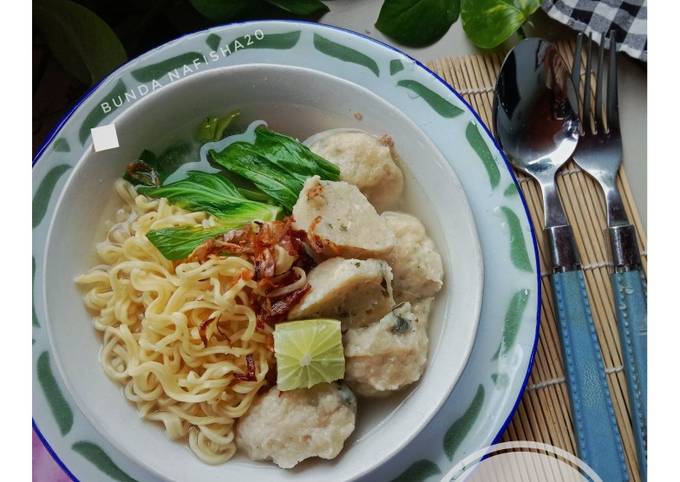 Resep Bakso Ayam Jamur Tiram Oleh Bunda Nafisha Cookpad