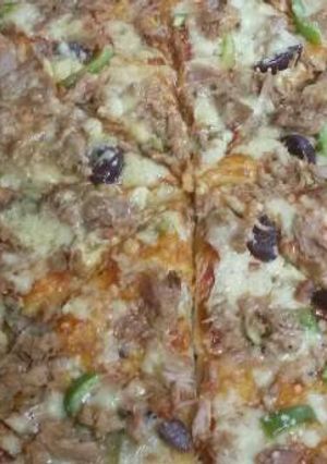 صورة لوصفة بيتزا التونة