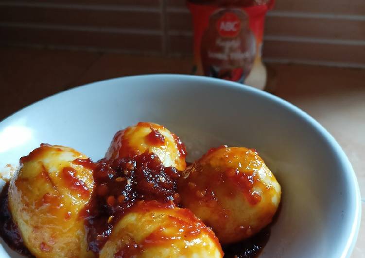 Recipe: Appetizing Sambal Telur Rebus Mode Mager