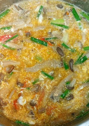 Hình của món Nấm sò yến nấu cà chua, trứng.