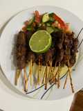 Sate Ayam/Sapi, Panggang dengan Cooking Pan