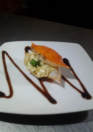 Una foto de Cangrejo relleno