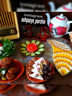 عکسی از دستور فرنی با نشاسته ذرت و تخم مرغ 🌸