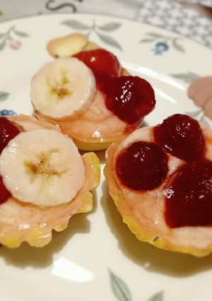 Gyümölcsös kosárka recept fotója