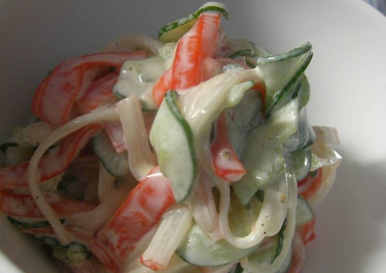 Recipe of Homemade Very Easy Crabstick Salad