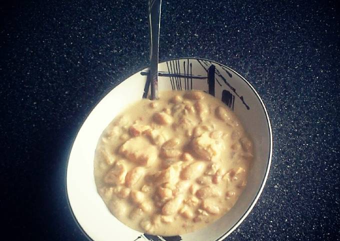 Steps to Make Super Quick Homemade creamy white chili