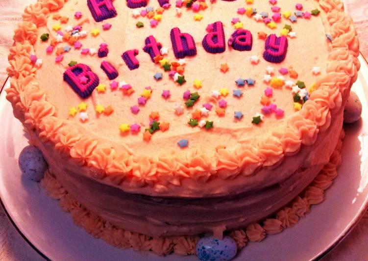 Steps to Make Super Quick Homemade My Favorite Birthday Cake