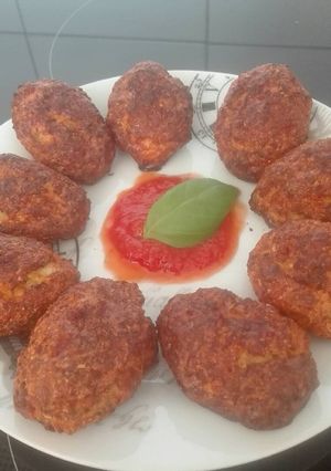 Una foto de Bolitas de coliflor al horno