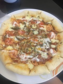Foto resep Pizza udang (seafood)