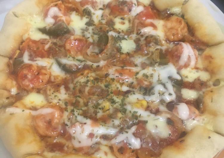 Pizza udang (seafood)