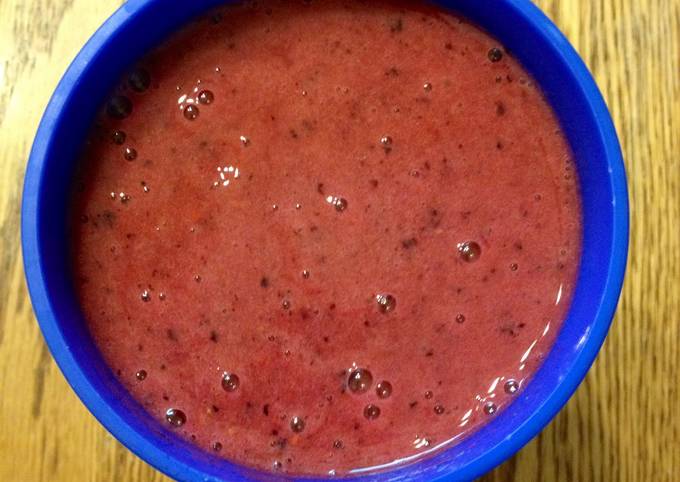 Easiest Way to Prepare Perfect Berry Bliss Smoothie (Dairy Free)