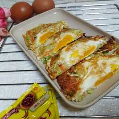 Telur ceplok bakwan sayur-レシピのメイン写真