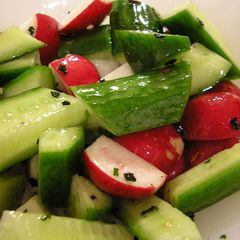 A picture of Crunchy Cucumber and Radish Salad.