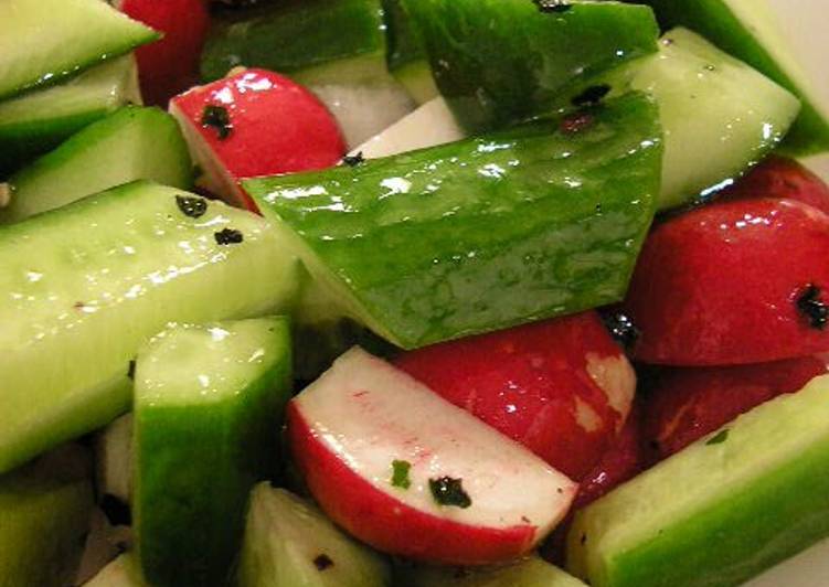 Crunchy Cucumber and Radish Salad