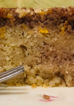 A picture of Orange syrup cake.