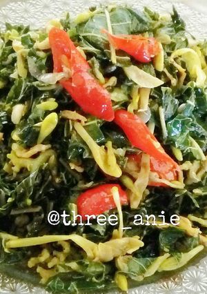 Foto resep Tumis daun + bunga pepaya
