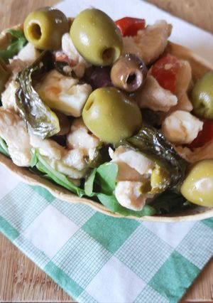 Foto di Pollo con Feta e olive in vasocottura