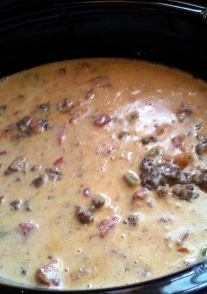 A picture of Ro*Tel beef dip.