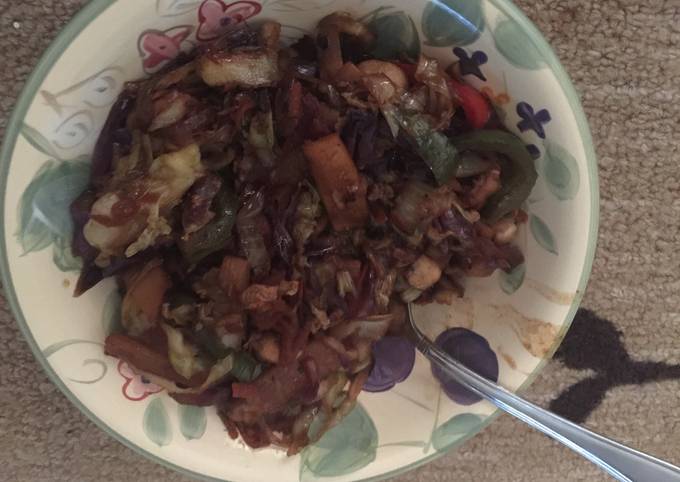 Recipe: Yummy Mu Shu Chicken and Vegetables .