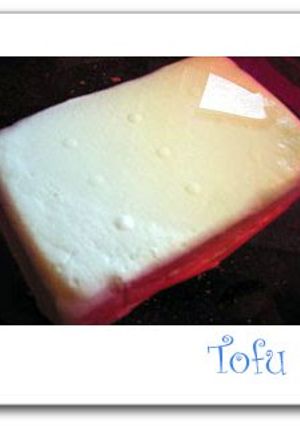 A picture of Homemade Tofu with Soy Milk! A Must-Have Recipe for Those Overseas!.