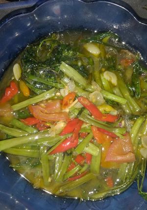 Foto resep Tumis kangkung sederhana