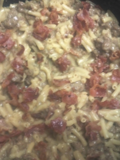 A picture of Bacon Cheeseburger Pasta.