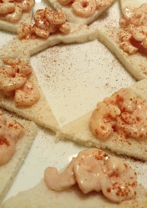 A picture of Tramezzini di gamberi.