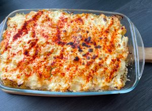 Darált húsos rakott karfiol recept fotója