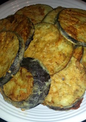 A picture of Fried eggplants.