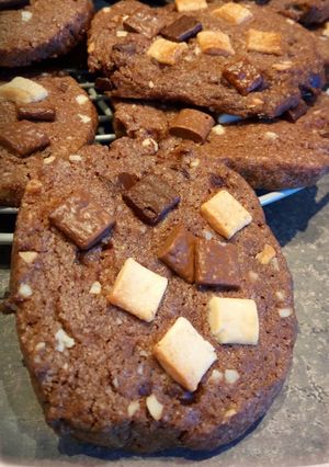 Une photo de Cookies tout chocolat