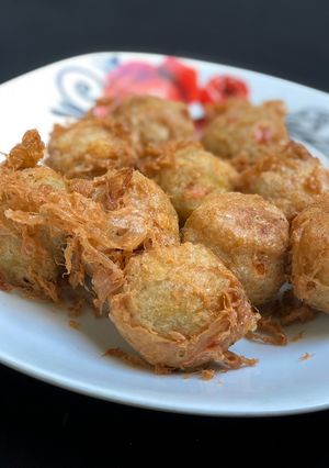 A picture of Yam balls.